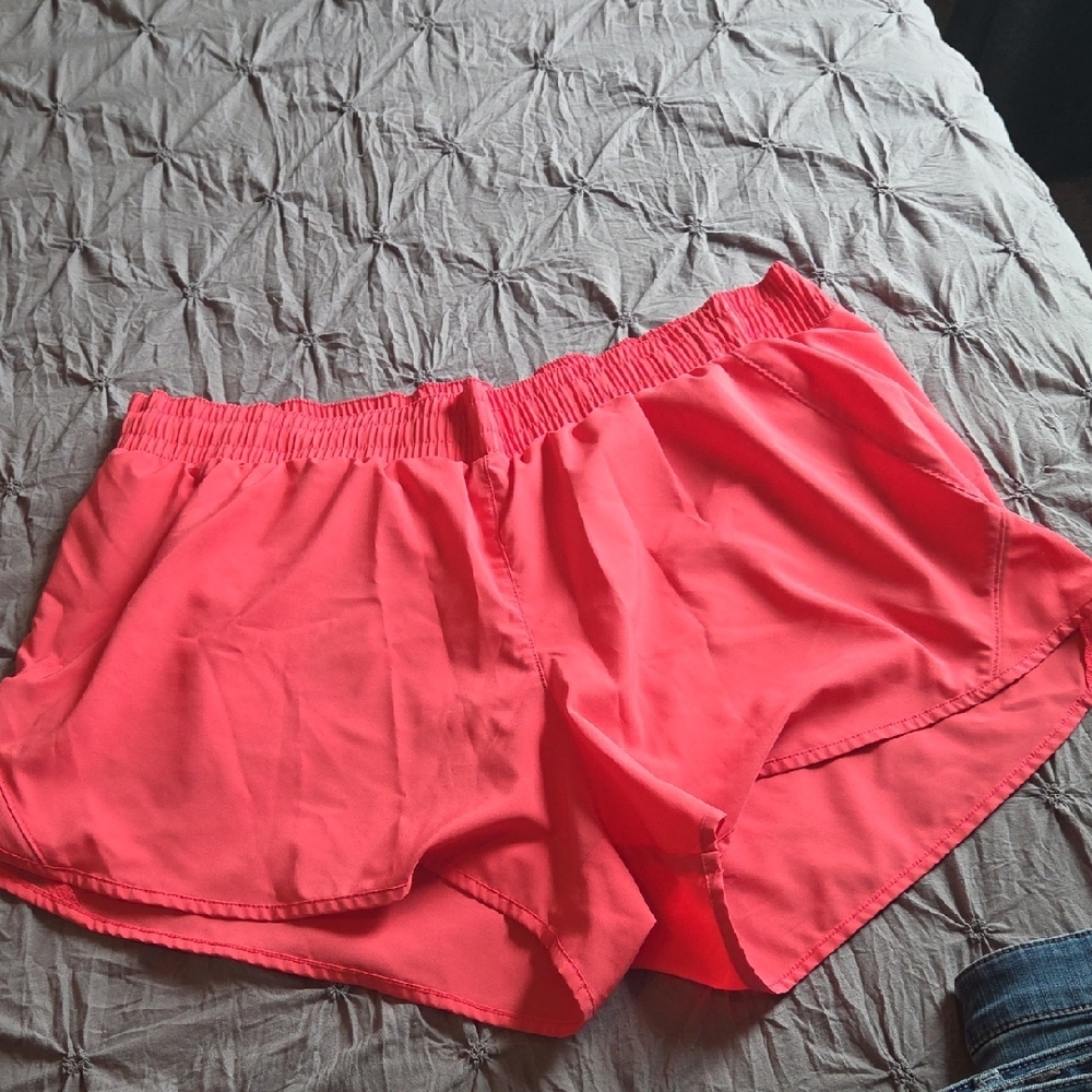 Women's Athletic Shorts - Coral